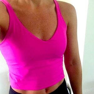 Lululemon Sonic Pink Align Tank Size 10